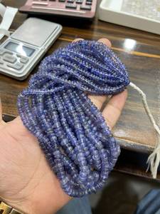 Premium Tanzanite <b>Beads</b> Natural <b>Blue</b> Violet Gemstone Drops for Necklace Bracelet Jewelry Making - Product Image 2