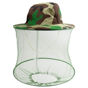 Voile de tête d'apiculteur anti-piqûres ventilé, protection faciale pour l'apiculture, en tissu maillé de coton aéré - Product Image 1