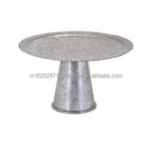 Support à gâteau portable en métal pour les pique-niques en plein air et les fêtes de jardin avec pieds pliables et finition résistante aux intempéries - Product Image 5