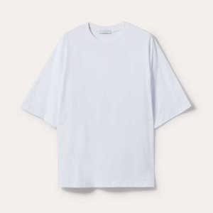 เสื้อยืดผู้ชายแขนสั้นสไตล์หรูหราดีไซน์ใหม่ ผ้าฝ้ายถัก 100% เสื้อยืดลำลองพิมพ์ลายโอเวอร์ไซส์ - Product Image 4