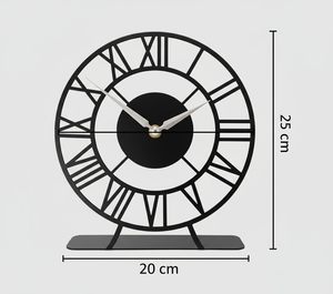 Contemporary <b>Desk</b> Mantel <b>Clock</b> Luxury Home Decor Modern Minimalist Aesthetic Interior Design Mechanical Hourly Anniversary - Product Image 3