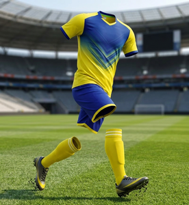 Custom Mens V Neck Soccer Jersey Short Sleeve Contrast Shoulder Panel Team Athletic <b>Shirt</b> Wholesale - Product Image 6