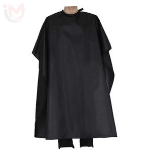 Cape de barbier portable, confortable et résistante à l'eau pour usage en salon, fabriquée en polyester - Product Image 5