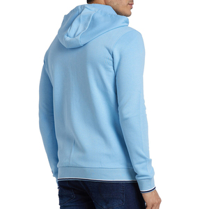 Sweat-shirt à capuche personnalisé avec fermeture éclair intégrale, en coton, style streetwear, pour homme - Product Image 2