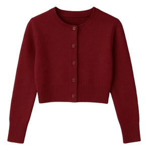 Pulls tricotés personnalisés de haute qualité 2026, anti-plis, 100 % coton, vente en gros, col rond, manches longues, chauds, unisexes - Product Image 4