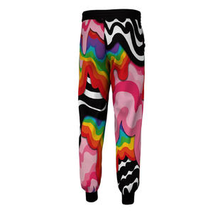 Premium personalizable Athleisure Joggers Pantalones Mid Cotton Fleece Nylon Material Casual Sport Wear para hombres Mujeres Suministro de fábrica - Product Image 2