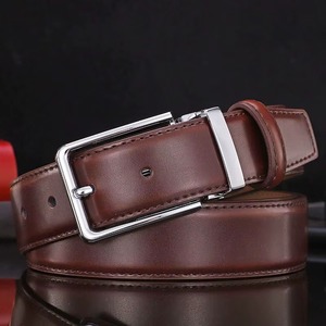 Ceinture fine en cuir véritable pour femme Wanshui de haute qualité avec boucle ardillon argentée de 100 cm – Idéale pour robe ou tenue décontractée - Product Image 2