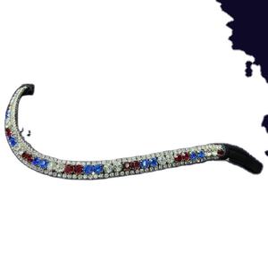 Banda de cristal para cejas de la mejor calidad para montar a caballo, logotipo personalizado hecho de cuero de caballo - Product Image 1