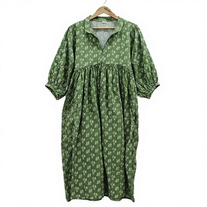 green emerald velvet dress White Cotton Evening Dress main image 1