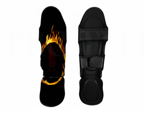 Protège-tibias de Muay Thai sur mesure de haute qualité à 100 %, design personnalisé, impression sérigraphique, pour entraînement de kick-boxing, MMA et arts martiaux - Product Image 4