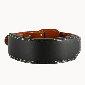 Heavy Duty Non Slip Strong Comfortable Leather <b>Belt</b> 10mm Weightlifting Powerlifting <b>Belt</b> for Core Stability and Back Protection - Product Image 1