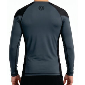 เสื้อว่ายน้ำผู้ชาย Lanyu ผ้าโพลีเอสเตอร์ UPF 50+ แห้งเร็ว ป้องกันรังสียูวี แขนยาว ระบายอากาศได้ดี ผ่านกระบวนการซักพิเศษ - Product Image 3