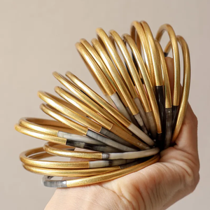 Pulsera de cuerno de búfalo, brazaletes de cuerno de buey auténtico, juego de pulseras de cuerno LUCKY de Perfect Enterprises - Product Image 2