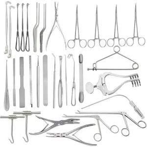 32pcs Manual Cranial Surgery Set Stainless Steel <b>Instruments</b> for Brain and Spinal <b>Neurosurgery</b> By Dentavex - Product Image 6