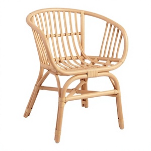 HNH Craft Durable Luxury Rattan <b>Wing</b> <b>Back</b> Leisure Occasional Arm <b>Chair</b> Modern Outdoor Furniture for Living Room Made Vietnam - Product Image 4