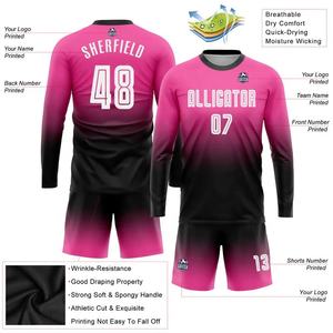 2025 Kits de fútbol de moda Club personalizado y diseños nacionales Venta al por mayor Uniformes de fútbol personalizados OEM / ODM Precios de fábrica - Product Image 3