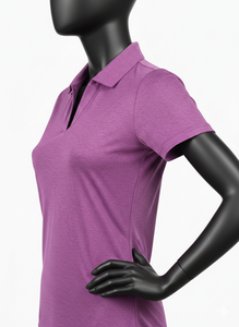 เสื้อโปโลผู้หญิงคุณภาพสูงรุ่นใหม่มาแรง ผ้าฝ้าย 100% เป็นมิตรกับสิ่งแวดล้อม ระบายอากาศได้ดี เสื้อกอล์ฟ ผ้า 220 กรัม - Product Image 4