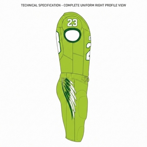 Uniforme de Fútbol Americano Personalizado, Ropa Deportiva de Equipo con Jersey y Pantalones de Poliéster Transpirable para Entrenamiento Diario y Campeonato - Product Image 3