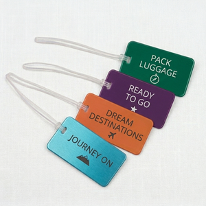 Étiquettes de bagages en PVC caoutchouc avec logo personnalisé, accessoires de voyage, étiquettes de sac imperméables, fabrication sur mesure - Product Image 3