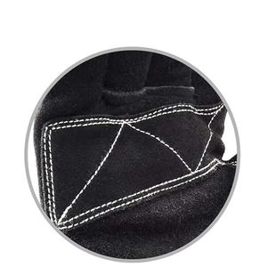 Gants de lutte contre les incendies en cuir pleine fleur renforcé, gants de pompier anti-coupure et anti-choc doublés Kevlar pour intervention en zone forestière - Product Image 2