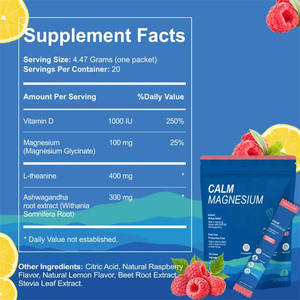 Complément <span class=keywords><strong>de</strong></span> Vitamine D3 et <span class=keywords><strong>Magnésium</strong></span> en Poudre Électrolytique en Sachets – Poudre Pré-Entraînement en Vrac, Électrolytes pour la Santé Intestinale – OEM ODM - Product Image 5