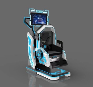 Pod de jeu de réalité virtuelle 9D VR à rotation à 360 degrés, simulateur de mouvement dynamique monoplace équipé d'écrans - Product Image 1