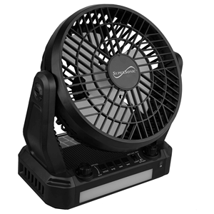 Altavoz Bluetooth con Energía Solar, Radio FM, Linterna LED y Ventilador para Actividades al Aire Libre - Product Image 3