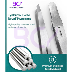 Pinzas para Cejas Ligeras, Duraderas, Totalmente Personalizables, de Alta Calidad, Portátiles, Nuevo Producto, Producto de Moda, Acabado Pulido - Product Image 4
