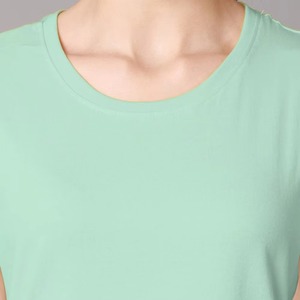 Camiseta de Mujer de Calidad de Exportación, Personalizada, de Algodón y Poliéster, Manga Corta, Fabricante de Ropa Deportiva al por Mayor OEM - Product Image 6