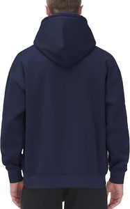 Manufacture Cotton 100% Fleece Drop Shoulder <b>Hoodies</b> Pullover Unisex Custom Heavyweight Regular Fit Embroidery Pocket Sweatshirt - Product Image 1
