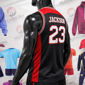 Camiseta de Baloncesto Unisex Personalizada, Transpirable, 100% Poliéster, Uniforme de Equipo de Secado Rápido, Talla Grande, Ropa Deportiva sin Mangas, Venta al Por Mayor - Product Image 3