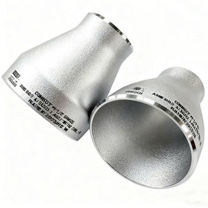 ข้อต่อเชื่อมชนแบบคอนเซนตริก สแตนเลส 304 316 ผิวเรียบ ทนแรงดันสูง สำหรับงานก่อสร้าง ป้องกันอัคคีภัย และระบบปรับอากาศ - Product Image 1