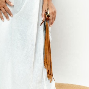 Bolso transparente con flecos occidentales, elegante bolso de cuero tallado a mano, bolsos de cuero multiusos para mujeres multiusos - Product Image 3
