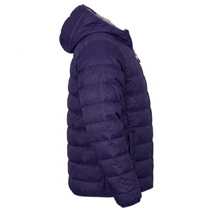 Wholesale Men's Winter Jacket Quilted Hooded Outerwear Lightweight <b>Padded</b> <b>Coat</b> with Comfortable Fit - Product Image 2