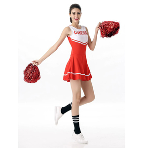 Uniforme de animadoras de diseño personalizado de primera calidad, hecho de poliéster con tela de secado rápido, uniforme escolar de baile para mujeres. - Product Image 5