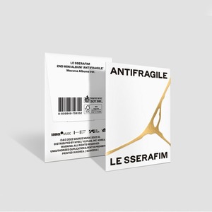 LE SSERAFIM 2ème mini-album [ANTIFRAGILE] (Version Weverse) Musique pop coréenne - Product Image 1