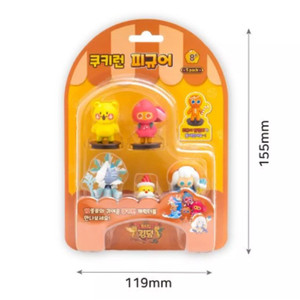 Figurines officielles Cookie Run Kingdom, lot de 5, jouet d'animation coréenne - Product Image 2