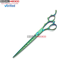 Curved Pet Grooming <b>Scissors</b> Professional Fur Shaping Styling Shears for <b>Dogs</b> Cats Precision Coat Trimming Grooming Tool - Product Image 3