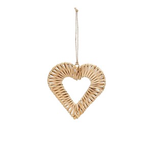 Corona Decorativa de Fibra Vegetal Natural, Adorno de Mimbre Hecho a Mano para Mesa, Colección de Nueva Llegada para Navidad - Product Image 3