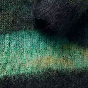 Pull en mohair et laine pour homme, look classique, de bonne qualité, respirant, brodé, couleur personnalisée, service OEM, col rond, idéal pour l'hiver - Product Image 6