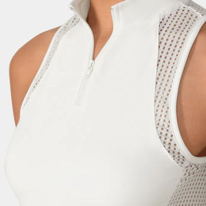 Ensemble uniforme de netball sans manches pour femme, col en V, haute qualité, maillot et jupe personnalisés par sublimation, taille élastique, respirant et léger - Product Image 5