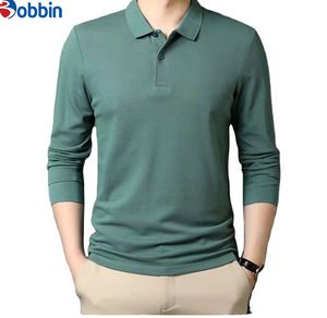 เสื้อโปโลแขนยาวผู้ชายแบบสั่งทำพิเศษ สำหรับเสื้อยืดคอปก ยูนิเซ็กซ์ รุ่นใหม่ ฤดูใบไม้ร่วง/ฤดูหนาว เสื้อทำงานสำนักงาน สั่งทำโลโก้ได้ เสื้อเชิ้ตทำงานแบบมืออาชีพ - Product Image 1