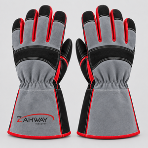 Gants de soudage à bas prix, gants tactiques en cuir, longueur de poignet personnalisée, durables, pour travaux extérieurs en hiver, gants de soudage - Product Image 6