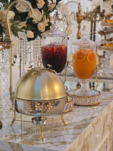 Casserole de style restaurant, moderne et luxueuse, en acier inoxydable, avec couvercle en verre, récipient isotherme pour aliments, compatible avec tous types de cuisinières - Product Image 5