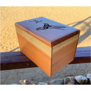 Handcrafted Wooden Urn <b>Box</b> Custom Engraved Mini Small Cremation Urn for Human Ashes Pet Memorial Heart <b>Keepsake</b> Urn <b>Box</b> Wood Urn - Product Image 3