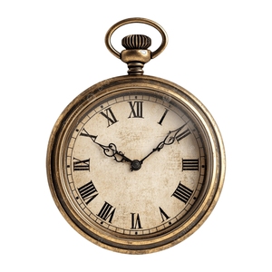 Vintage Antique Metal <b>Wall</b> <b>Clock</b> <b>Decorative</b> Metal Roman Numeral <b>Clock</b> for Home Living Room Hotel <b>Decoration</b> For Gifting - Product Image 4