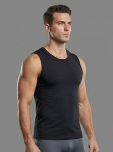 Men <b>Weightlifting</b> Wear Compression Tank Top Gym Fitness Slim Fit Vest Top Men Yoga Exercise Wear Sporty Style <b>Singlet</b> O Neck - Product Image 3
