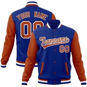 Direct Usine Personnalisable Hommes Casual Varsity Veste Confortable Baseball Sport Conception Lettre Motif Chauffé Écologique - Product Image 6