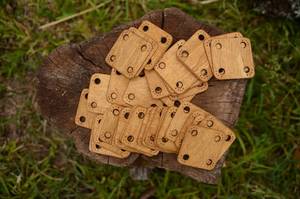Tarjetas de Tejido de Madera Cortadas con Láser Personalizadas, Herramientas de Telar Hechas a Mano, Suministros de Tejido para Manualidades - Product Image 5