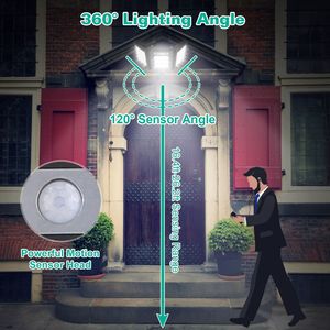 Lampada Solare da Parete con 33 LED COB, Impermeabile IP45, Controllo Remoto Wireless, Sensore di Movimento PIR per Illuminazione Esterna del Garage - Product Image 4